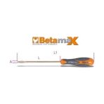 Beta 1270BA 3x75 mm Kıvılcım Çıkarmaz Düz Tornavida