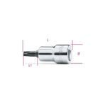 Beta 910TX-25 Torx Lokma 3/8 Ürün Kodu 009100521 - Gri