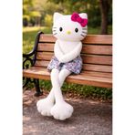 Beta hello kitty peluş oyuncak oyun arkadaşı doğum günü hediyesi 90 cm