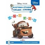 Beta Kids Disney Eğitsel Toplama ve Çıkarma Arabalar Çıkartmalı Alıştırma Kitabım