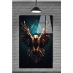 Beta Moda Hub 3D Kartal Cam Tablosu