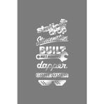 Beta Moda Hub Araç Arka Cam Sticker Static Drop Coilover Set 40*20 Cm