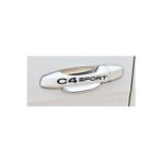 Beta Moda Hub Citroen C4 İçin Uyumlu Aksesuar Sport Kapı Kolu Sticker Set 8 Adet 10*1 5 Cm