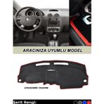 Beta Moda Hub Cıtroen Nemo (2007-2020) 3D Torpido Kılıfı Panel Koruyucu Göğüs Kaplama - Kırmızı Şerit