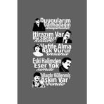 Beta Moda Hub Eskiler Kuşağı Arka Cam Yazısı Sticker 40*23 Cm