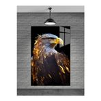 Beta Moda Hub Gold Kartal Cam Tablo Ev Dekorasyon Balkon Dekorasyonu Dekoratif Duvar Tablo Mutfak Tablo