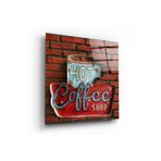 Beta Moda Hub Hot Coffee Cam Tablo | Hediyelik Dekoratif Ofis Mutfak