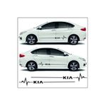 Beta Moda Hub Kia Rio İçin Uyumlu Aksesuar Yan Şerit Oto Ritim Sticker