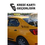 Beta Moda Hub Kredi Kartı Geçerlidir Sticker 2 Adet Siyah 20*6 Cm