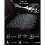 Beta Moda Hub Mini Cooper F55 5 Kapı Ön Ve Arka Takım Koltuk Minderi Siyah Deri Beyaz Dikişli