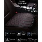 Beta Moda Hub Mini Cooper F56 3 Kapı Ön Ve Arka Takım Koltuk Minderi Siyah Deri Kırmızı Dikişli