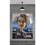 Beta Moda Hub Minimalist Joker Dekoratif Temperli Cam Üzerine Tablo Sevgilinize Yılbaşı Hediye