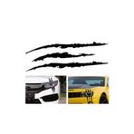 Beta Moda Hub Monster Canavar Pençe Izi Oto Sticker Siyah 40*15 Cm
