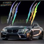 Beta Moda Hub Monster Pençe Far Hologram Oto Sticker
