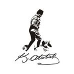 Beta Moda Hub Mustafa Kemal Atatürk Oto Sticker Siyah 25*15 Cm