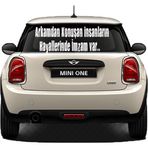 Beta Moda Hub Oto Cam Yazı Sözleri Ticari-Servis-Dolmuş-Panelvan Uzun Sticker Model 47
