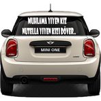 Beta Moda Hub Oto Cam Yazı Sözleri Ticari-Servis-Dolmuş-Panelvan Uzun Sticker Model 51
