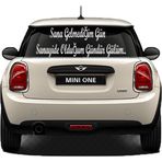 Beta Moda Hub Oto Cam Yazı Sözleri Ticari-Servis-Dolmuş-Panelvan Uzun Sticker Model 52