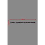Beta Moda Hub Oto Cam Yazı Sözleri Ticari-Servis-Dolmuş-Panelvan Uzun Sticker Model 9
