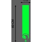 Beta Moda Hub Oto Kaput Şerit Sticker Kurt Ve Ay Yıldız Tasarımlı 12*60 Cm