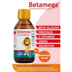 BETAMEGA Şurup - Beta-glukan, Propolis, C Vitamini, Çinko Ve Selenyum Içeren Şurup - 150 ml