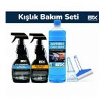 Betax 5'li Kışlık Araç Bakım Seti Cam Suyu 1lt & U.p. Blue Buz Çözücü & Buğu Önleyici Sprey 500 ml
