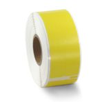 BETCKEY Dymo 30277 (9/16" x 3-7/16") Dosya Klasörü (2'li yukarı) Etiketlerle Uyumlu Renkli Etiketler, Dymo LabelWriter Thermal 450, 4XL ve Zebra Masaüstü Yazıcıları ile Uyumlu [1 Rulo, 260 Etiket,