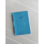 Beticraft Çizgili Defter, Okul Defteri, Not Defteri, Spiralli Ajanda Boy, A5 Boy Defter - Mavi