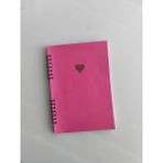 Beticraft Çizgili Defter, Okul Defteri, Not Defteri, Spiralli Ajanda Boy, A5 Boy Defter - Pembe