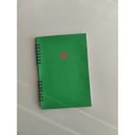 Beticraft Çizgili Defter, Okul Defteri, Not Defteri, Spiralli Ajanda Boy, A5 Boy Defter - Yeşil