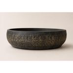 Beton Aranjman ve Bonsai Saksısı Antrasit Gold 25-30 cm Çap Yuvarlak