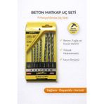 Beton Matkap Uç Seti Duvar Delme Uç Seti BMS