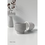 Beton Saksı ve Mumluk Silikon Kalıp - Bowl M1 Mumluk Silikon Kalıp - Beton Mumluk Kalıbı 8.7 x 10 cm - Beyaz - Adet