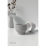 Beton Saksı ve Mumluk Silikon Kalıp -Bowl M2 Mumluk Silikon Kalıp -Beton Mumluk Kalıbı 8 x 10 cm - Beyaz - Adet