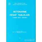 Betonarme Hesap Tabloları Taşıma Gücü Yöntemi-Ruhi Aydın