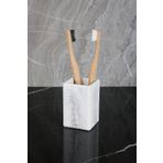 betonmall Mermer Desenli Beton Diş Fırçalık