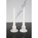 betonmall Şamdan Mumluk 2'li Beton El Yapımı Dekoratif Tealight Mumluk Mum Hariç