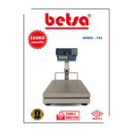 betsa F34 150 Kg Katlanır Boyun Komple Paslanmaz Terazi