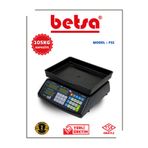 Betsa Teskom F32 105 kg Pazarcı Terazi