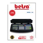 Betsa Teskom F32 15KG Pazarcı Terazi