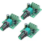 Betty Becky 3x 1.8V 3V 5V 6V 7.2V 12V 2A 30W Dc Motor Hız Kontrol Cihazı (Pwm) 1803BK Ayarlanabilir Sürücü Anahtarı (Yurt Dışından) - Siyah - 20 cm