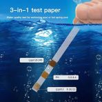 Betty Becky 50 Adet Ph Test Kağıdı Şeritleri 3 In1 Yüzme Havuzu Su Test Şeritleri Klor Brom Ph Alkalinite Sertlik Toplam Ölçü Malzemeleri (Yurt Dışından) - Renkli
