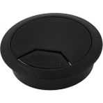 Betty Becky 60MM Bilgisayar Masası Masa Grommet Kablo Bağlantı Noktası Tel Delik Kapağı 3 Adet (Yurt Dışından) - Siyah - 20 cm
