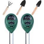 Betty Becky In 1 Toprak Nem Işığı ve Ph Asitlik Test Cihazı Test Cihazı Bahçe Çim Için Toprak Nemi Sensörü Su Sayacı (Yurt Dışından) - Renkli