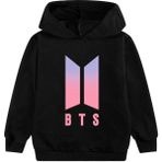 Betty Becky Kore Kombinasyonu Bts Çocuklar Hoodie Erkek Kız Uzun Kollu Spor Kazak Moda Çocuk Giysileri (Yurt Dışından)