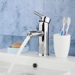 Betty Becky Küresel Koleksiyon --- Modern Krom Pirinç Şelale Havzası Musluk Tek Kolu Lavabo Sı Dokunun Banyo (Yurt Dışından)