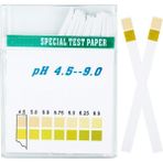 Betty Becky QJ888 100 Adet Ph Test Şeritleri Ph 4.5-9.0 Alkali Asit İdrar Tükürük Turnusol Kağıdı