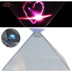 Betty Becky 【spot + Cod 3D Hologram Piramit Ekran Projektör Video Standı Akıllı Cep Telefonu Me Için Evrensel (Yurt Dışından) - NA