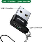 Betty Becky Ugreen Mini Boyut USB C Dişi USB Erkek Adaptör Için Huawei Nova 5 T Realme 5 Pro Tip C USB 2.0 Kulaklık Adaptörü Samsung Galaxy S10 Macbook Için USB Tip C Dönüştürücüler USB C Adaptör (Yurt Dışından)