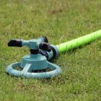 Bettyabecky Bahçe Sprinkler Su Dayanıklı Döner Üç Memeli Boru Hortum Yağmurlama 360 Derece Otomatik Dönen Su Yağmurlama (Yurt Dışından)